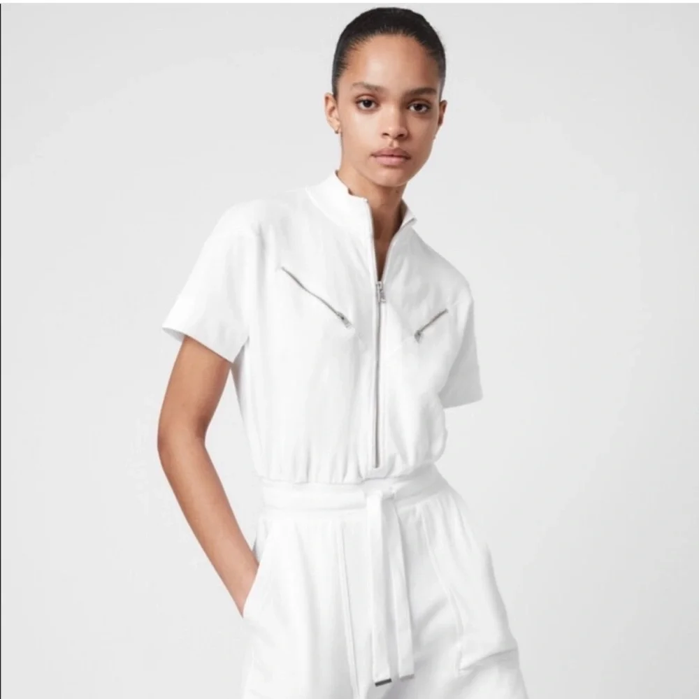 All Saints White Jumpsuit - Picture 5 of 11